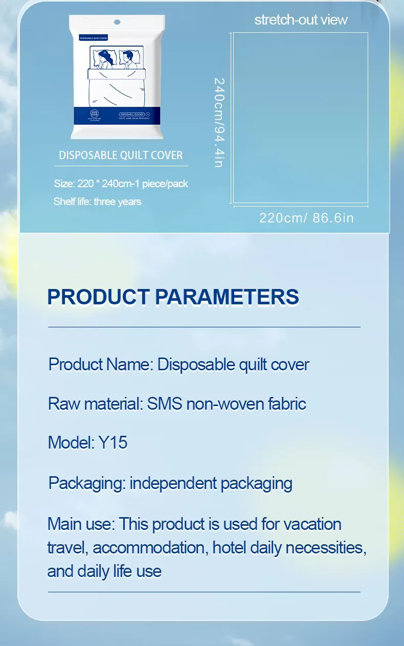 Disposable Duvet Cover 2 Disposable Duvet Cover 2