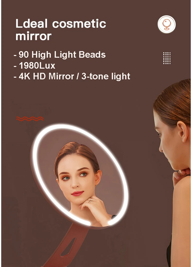 Tabletop LED Makeup Mirror 3 Tabletop LED Makeup Mirror 3